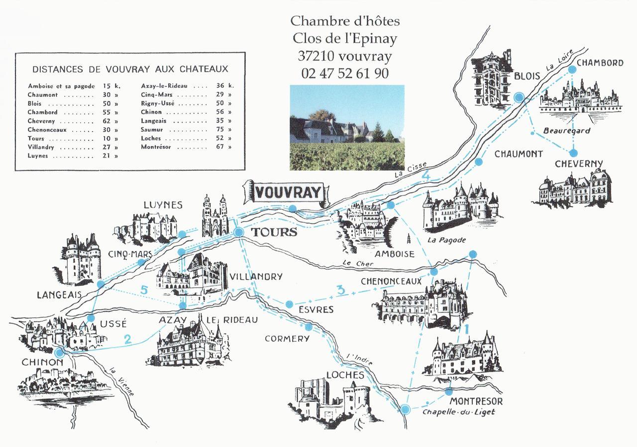 Au Clos De L'Epinay Vouvray Exterior photo
